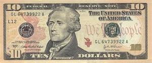 Ten Dollar Note