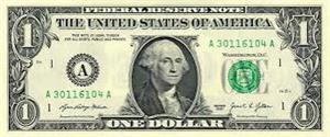 1 dollar